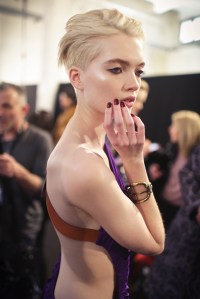 Backstage at Roberto Cavalli RTW Fall 2018