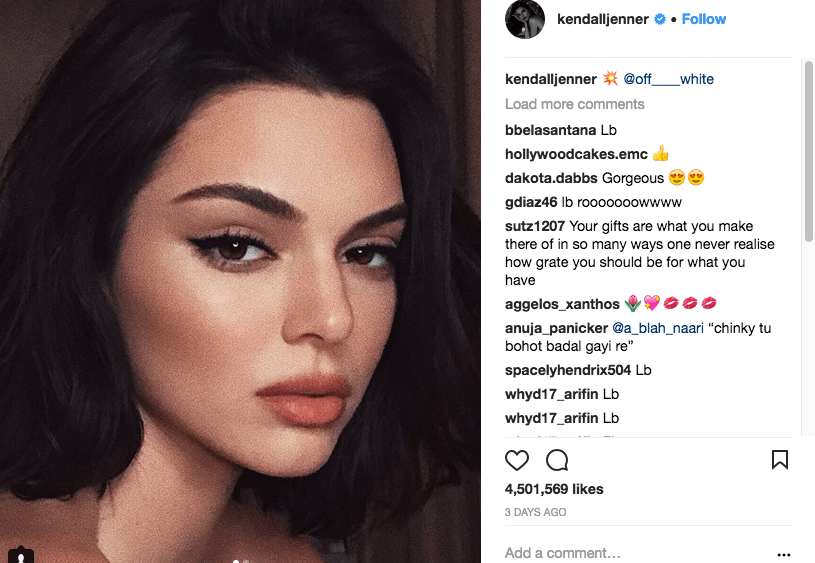 Kendall Jenner, Gigi Hadid, Instagram, models