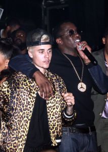Sean Combs and Justin Bieber, 2016.