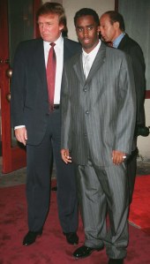 Sean Combs with Donald Trump, 1997.