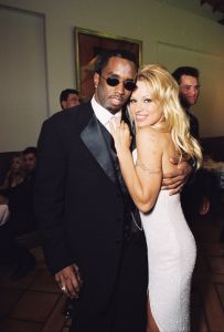 Sean Combs and Pamela Anderson, 1999.