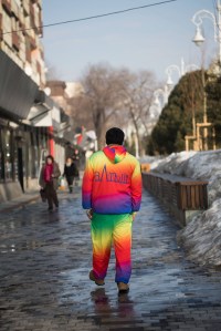 Street style on the streets of Kazakhstan.