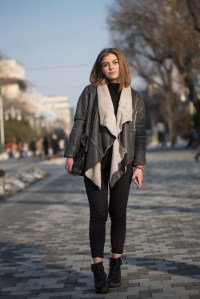 Street style on the streets of Kazakhstan.