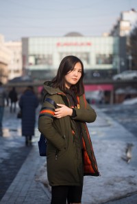 Street style on the streets of Kazakhstan.