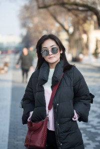 Street style on the streets of Kazakhstan.