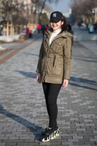 Street style on the streets of Kazakhstan.