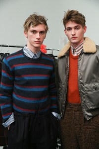 Backstage at Todd Snyder Men's Fall 2018