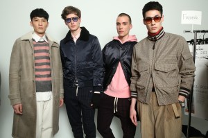 Backstage at Todd Snyder Men's Fall 2018