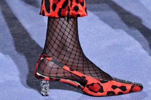 A detail of Tom Ford RTW Fall 2018