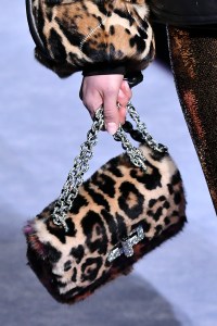 A detail of Tom Ford RTW Fall 2018
