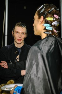Backstage at Tom Ford Men's Fall 2018