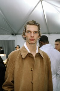Backstage at Tom Ford Men's Fall 2018