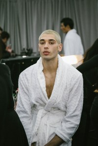 Backstage at Tom Ford Men's Fall 2018