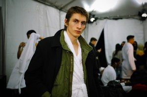 Backstage at Tom Ford Men's Fall 2018