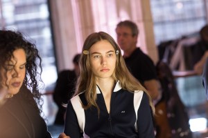 Backstage at Tory Burch RTW Fall 2018