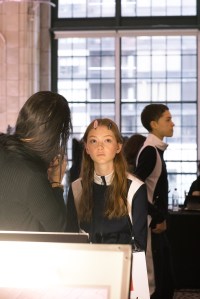Backstage at Tory Burch RTW Fall 2018