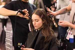 Backstage at Tory Burch RTW Fall 2018