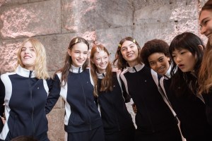 Backstage at Tory Burch RTW Fall 2018
