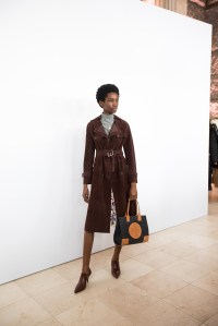Backstage at Tory Burch RTW Fall 2018