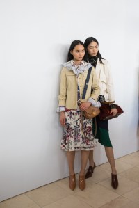 Backstage at Tory Burch RTW Fall 2018