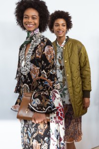 Backstage at Tory Burch RTW Fall 2018