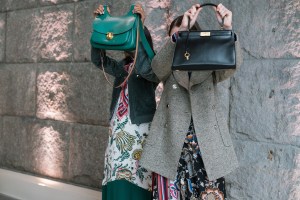 Backstage at Tory Burch RTW Fall 2018