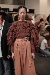 Backstage at Ulla Johnson RTW Fall 2018