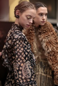 Backstage at Ulla Johnson RTW Fall 2018