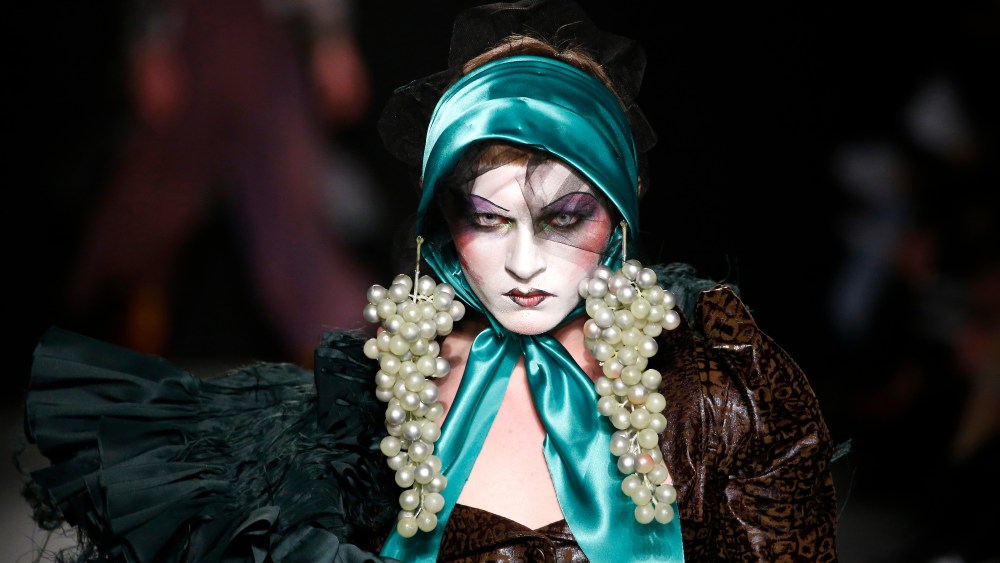 William Dill-Russell - Model on the catwalkUniversity of Westminster BA show, Runway, Fall Winter 2018, London Fashion Week, UK - 16 Feb 2018