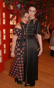 Emilia Wickstead and Samantha Cameron