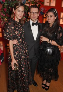 Alexa Chung, Erdem Moralioglu and Simone Rocha