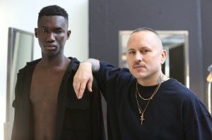 Backstage at Willy Chavarria Men's Fall 2018