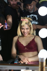 Backstage at Willy Chavarria Men's Fall 2018