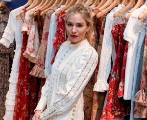 Sienna MillerZimmerman store opening, Fall Winter 2018, New York Fashion Week, USA - 06 Feb 2018