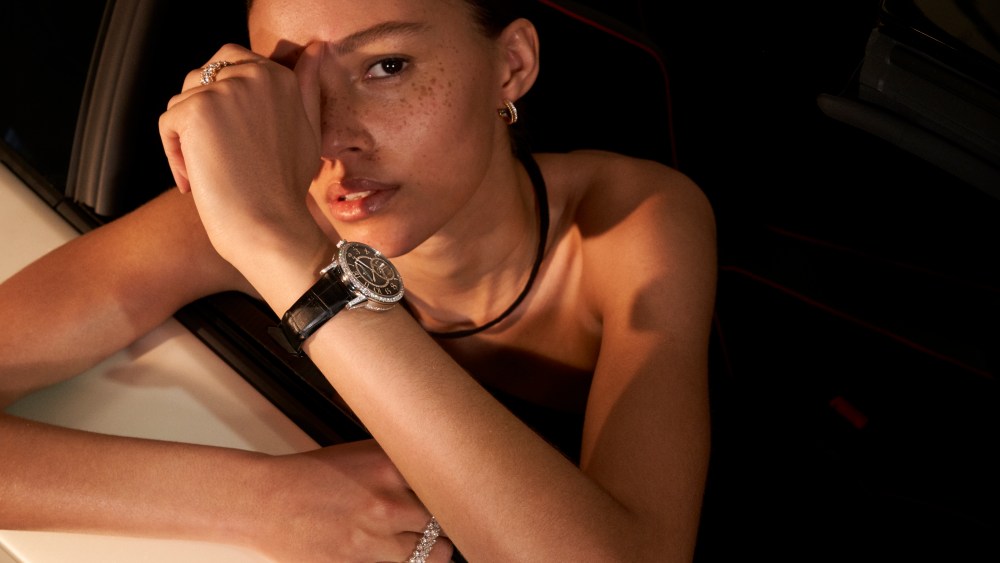 A visual from the latest Net-a-Porter fine jewelry campaign