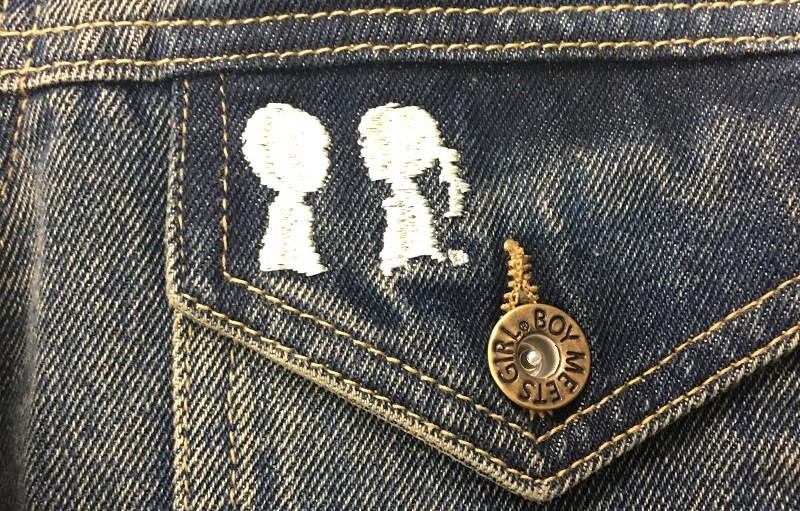 Boy Meets Girl Dabbles Denim