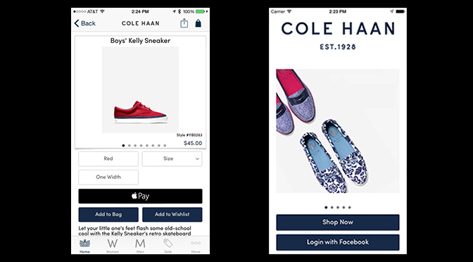 Cole Haan Taps Into Mobile Shopping with Apple Pay