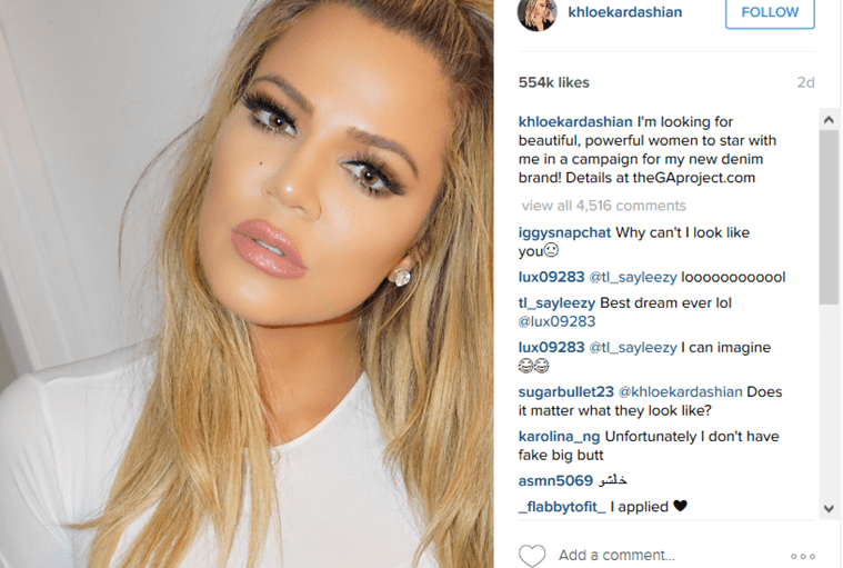 Khloe Kardashian Reveals Plans Curvy Denim Line