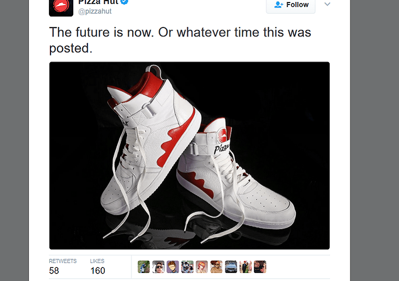 Pizza Hut Dishes Out Pizza Ordering Sneakers