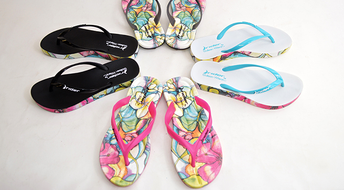 Flower Power: Rider Sandals Teams Up with Artist Colleen Wilcox