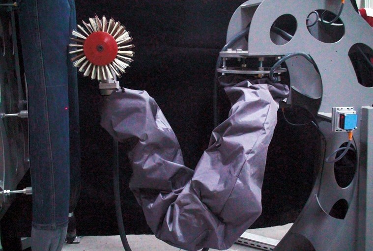 VAV Technology Develops Robots Sustainable Denim Finishing