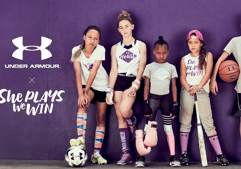 Under Armour Teams with She Plays We Win Promote Girls Sports