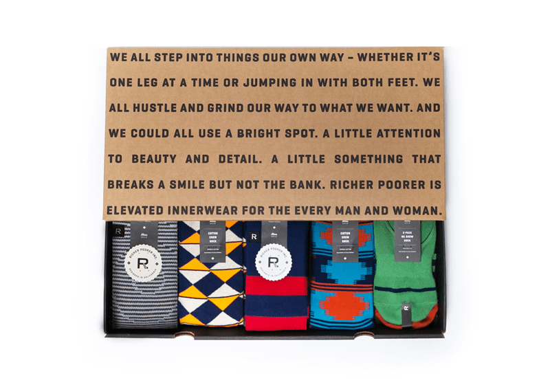 Richer Poorer Launches New Sock Delivery Service