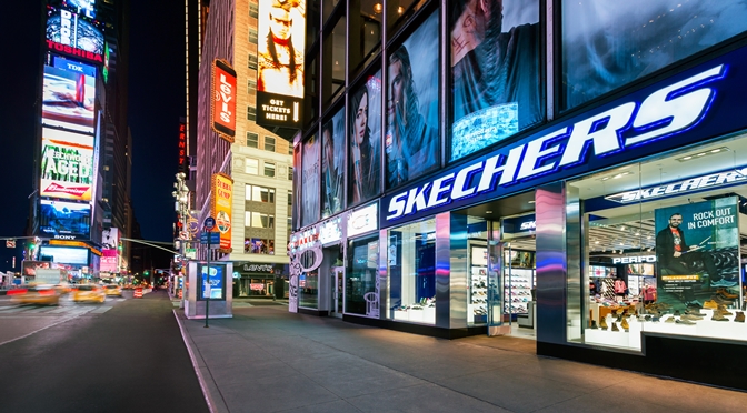 Skechers Opens Second Times Square Store