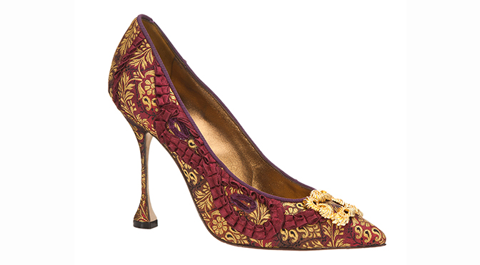 All the Riches: Manolo Blahnik’s Opulent Fall ’15 Collection