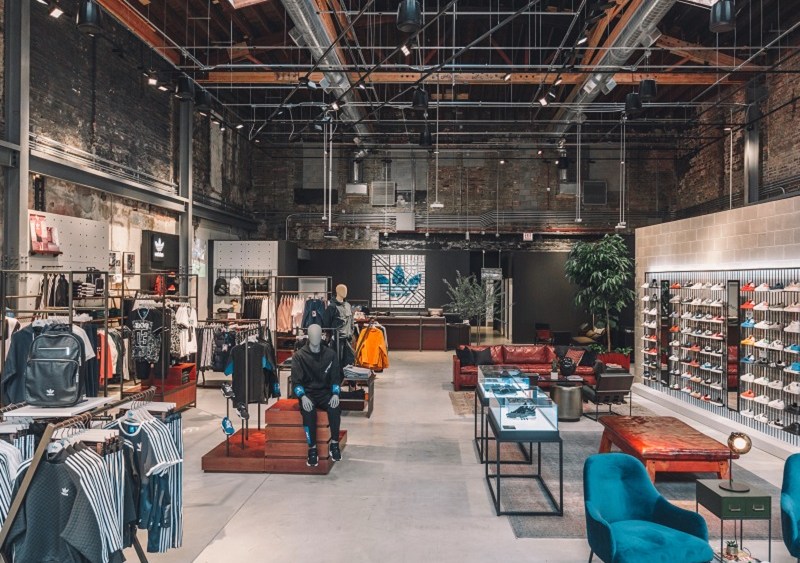 Adidas Opens Largest Store World-Wide New Art-Filled Chicago Flagship