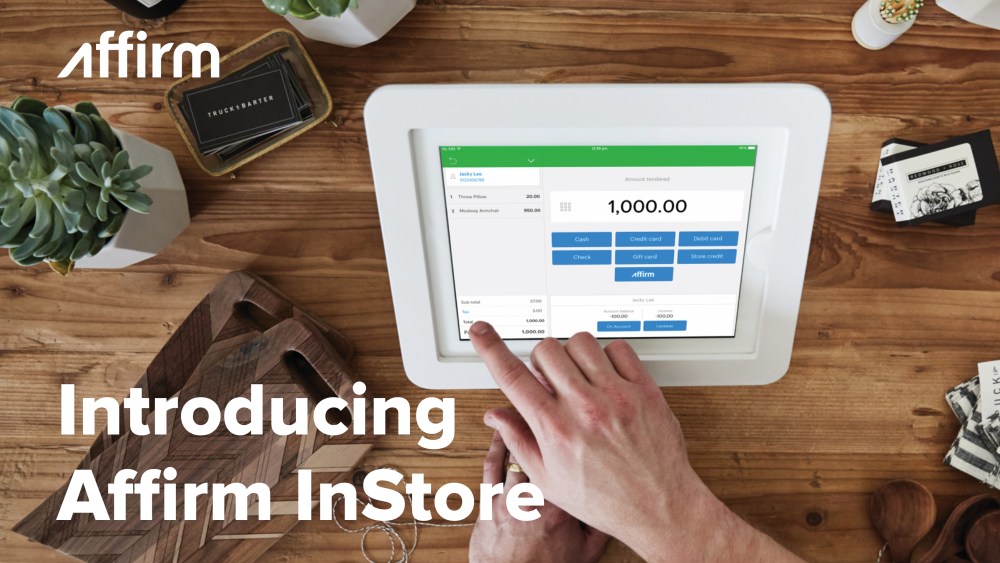 Affirm retail payments loans