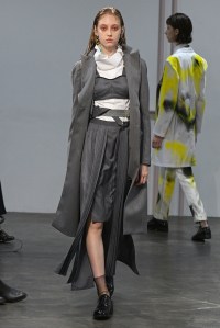 Model on the catwalk