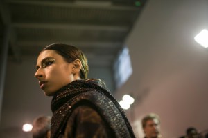 Backstage at Akris RTW Fall 2018