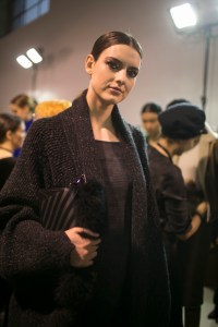 Backstage at Akris RTW Fall 2018
